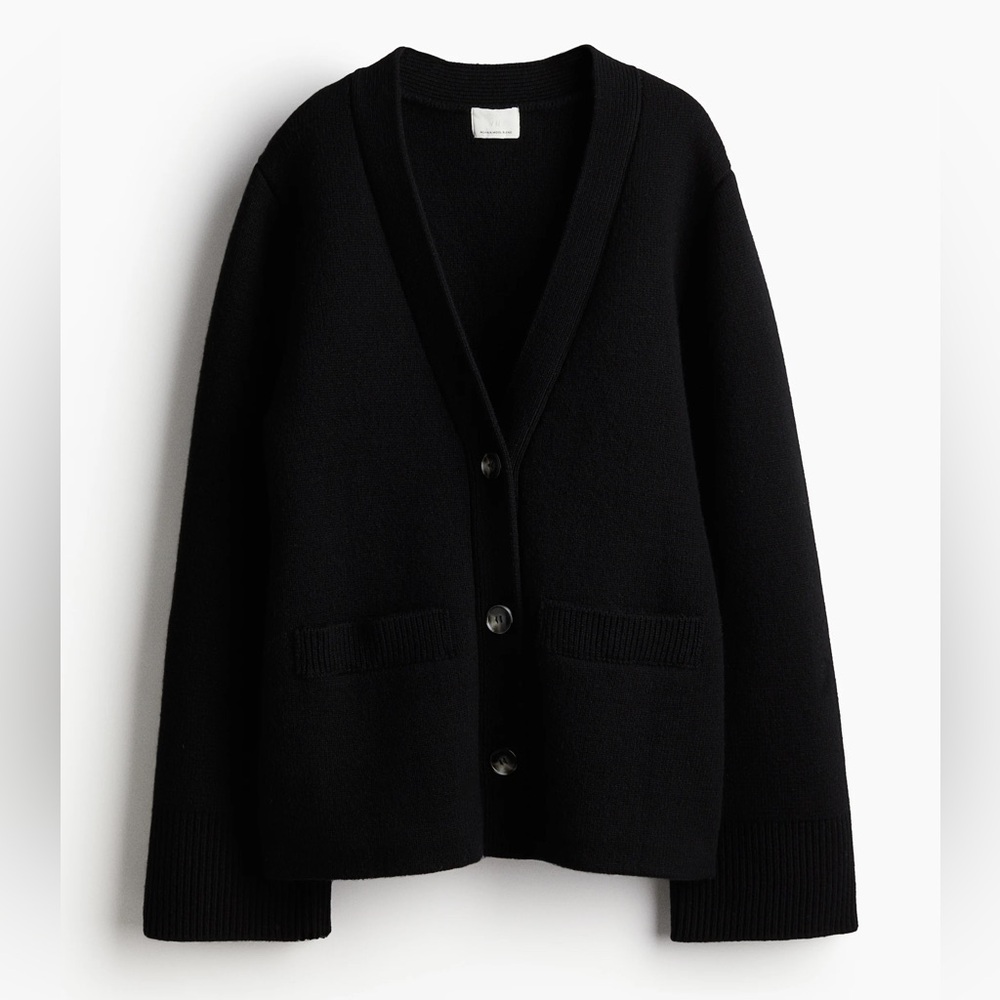 H&M wool  V-Neck Button Cardigan size XS